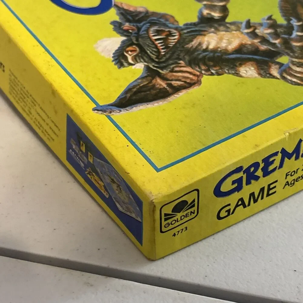 VINTAGE 1984 Gremlins Board Game Complete Golden Game Gizmo With Instructions